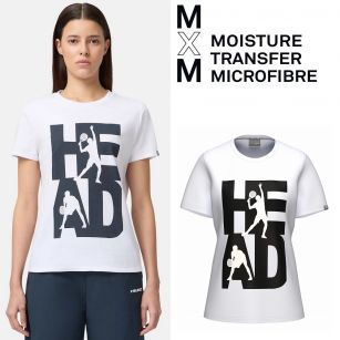 Head VISION Women Racquet Sports T-Shirt WHNV - 36/38 (S)